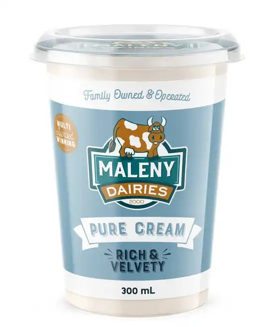 Maleny Pure Cream 300ml