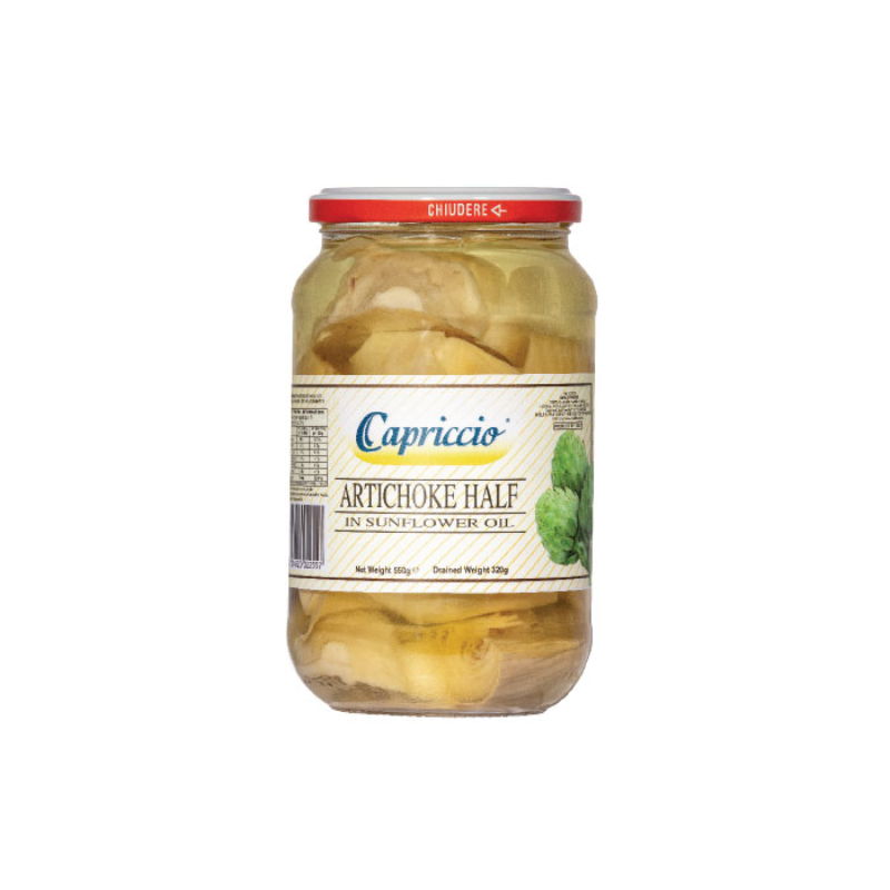 Capriccio Artichoke Half 550g