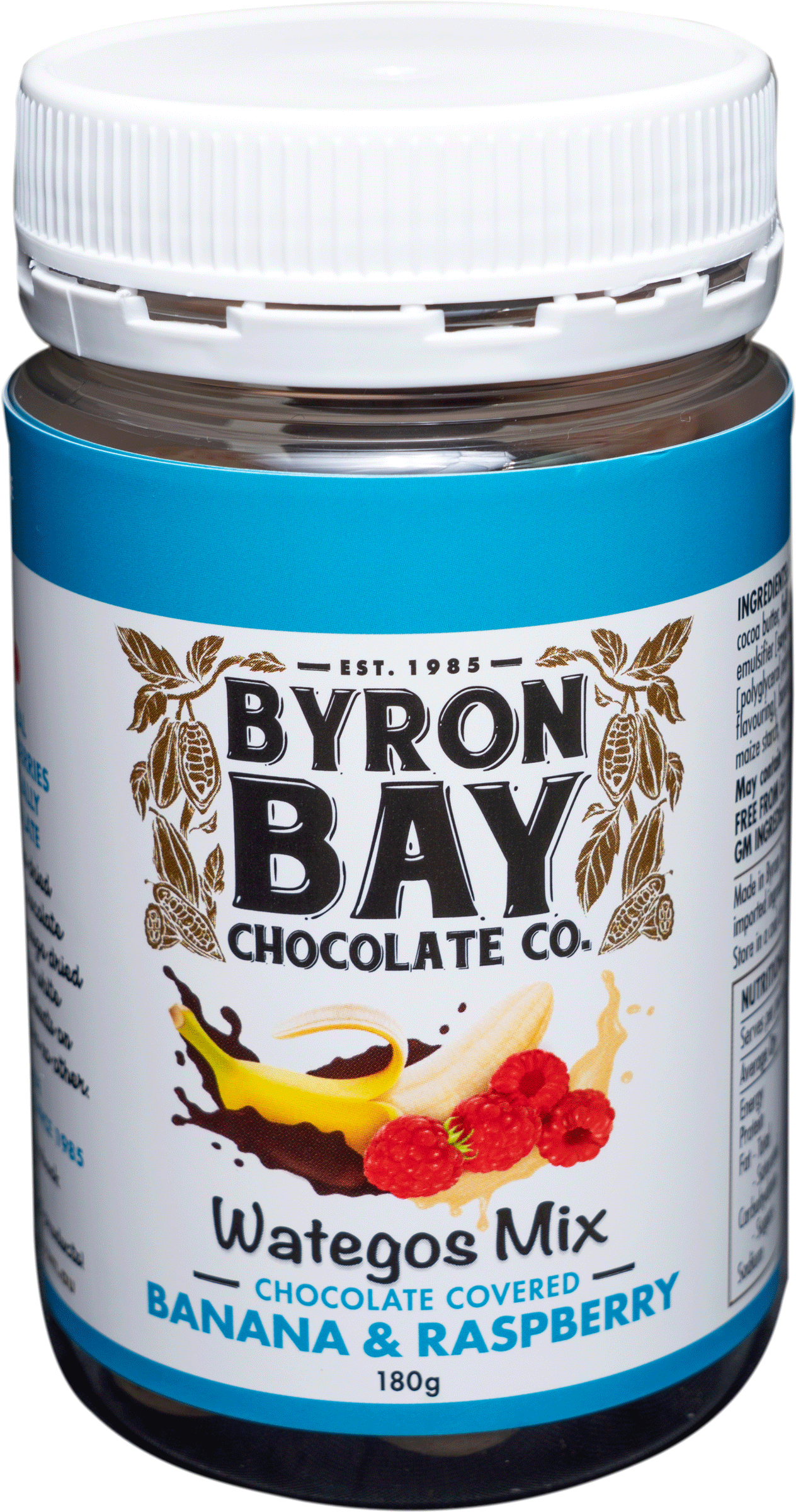 Byron Bay Choc Co Watergos Raspberry & Banana