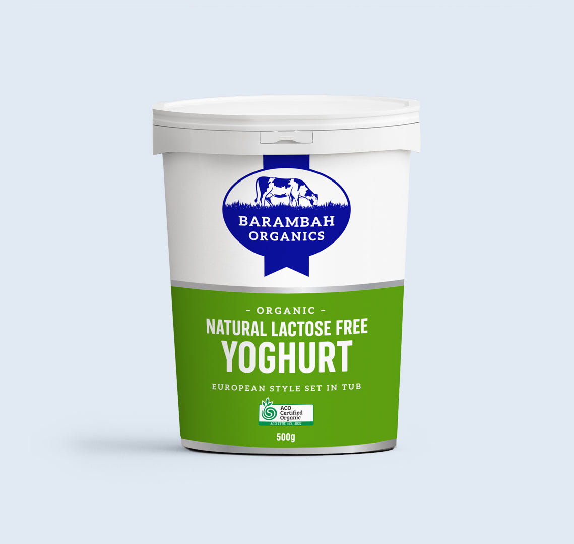 Barambah Organics Lactose Free Yoghurt 500gr