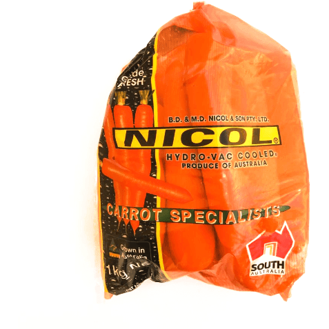Carrots Prepacked 1kg Bag
