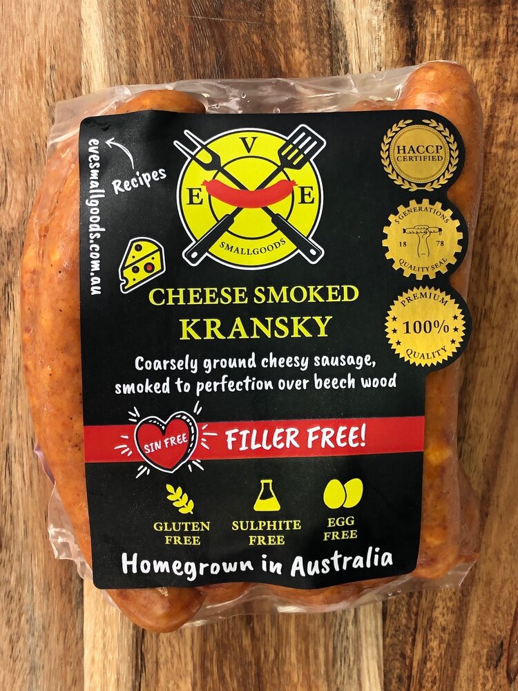 Eves Cheese Kransky 370g