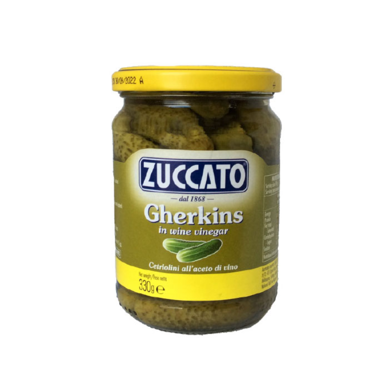 Zuccato Gherkins in Vinegar 330g