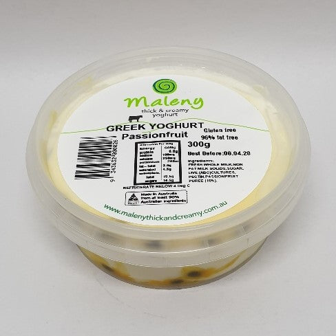 Maleny Yoghurt 250gr Passionfruit