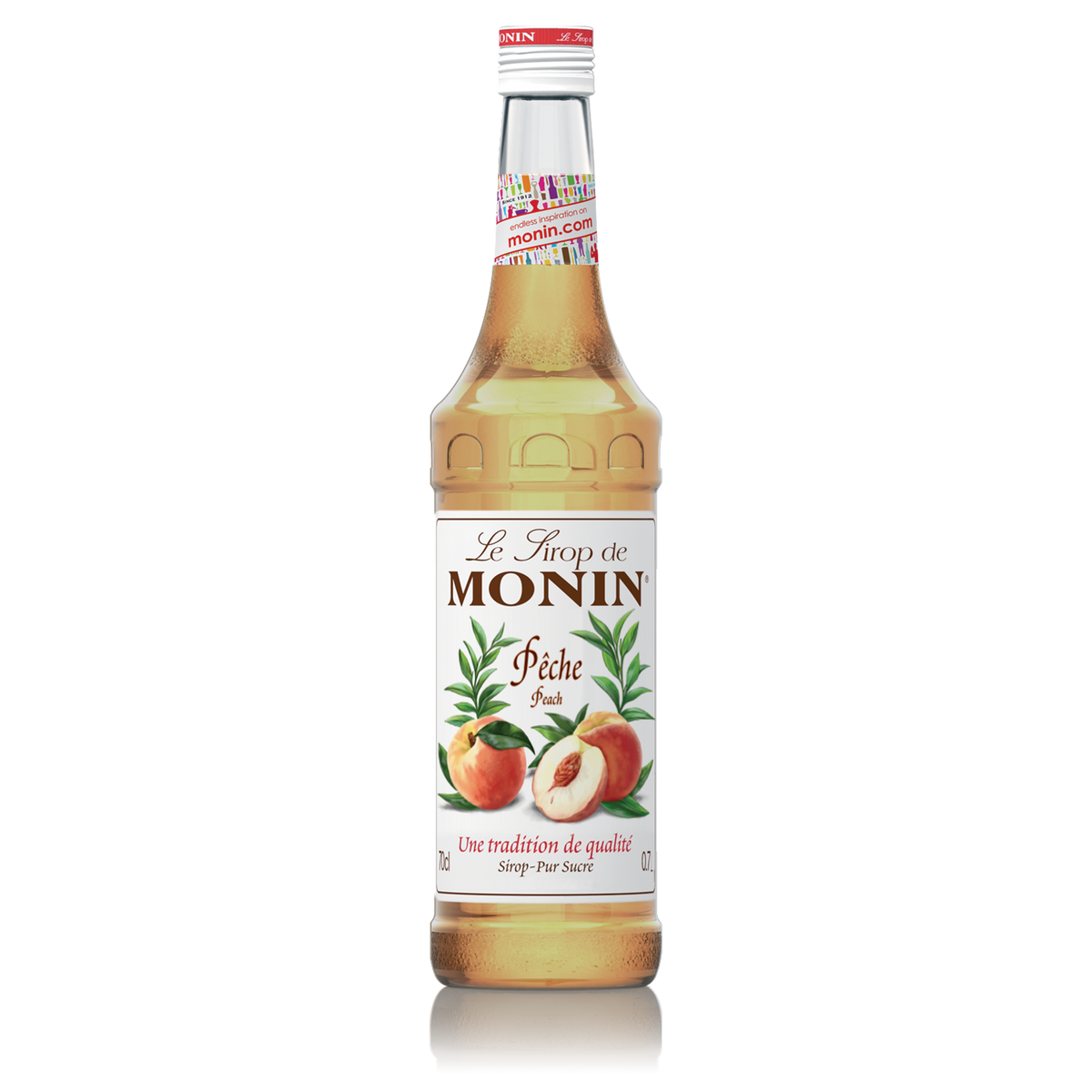 Monin Peach Syrup 700ml Fresh Sensations Online
