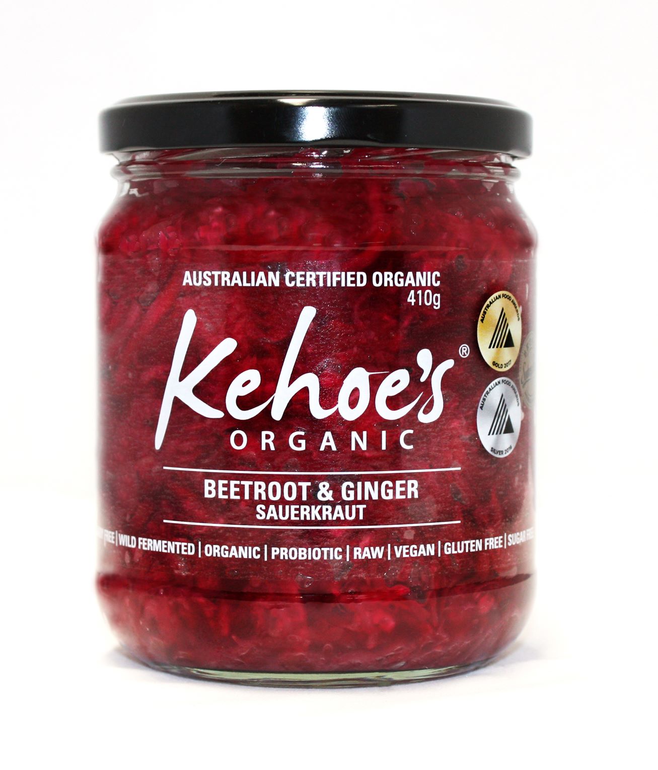 Kehoes Beetroot Ginger Sauerkraut
