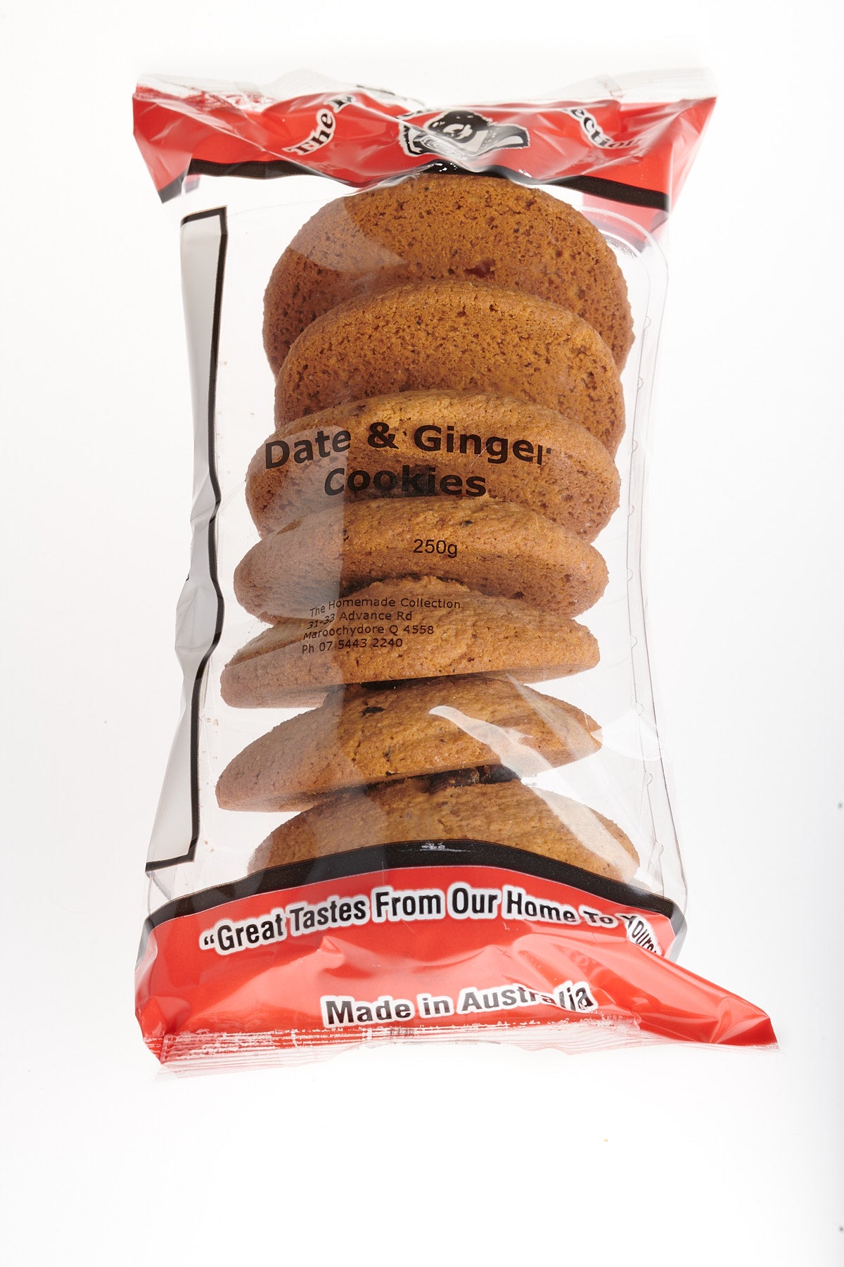 Home Made Collection Date & Ginger Cookie 250g