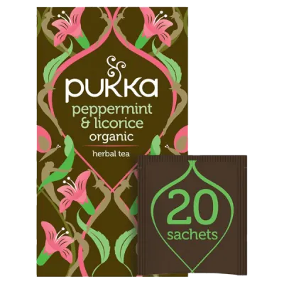 Pukka Peppermint Licorice Tea 20 Bags