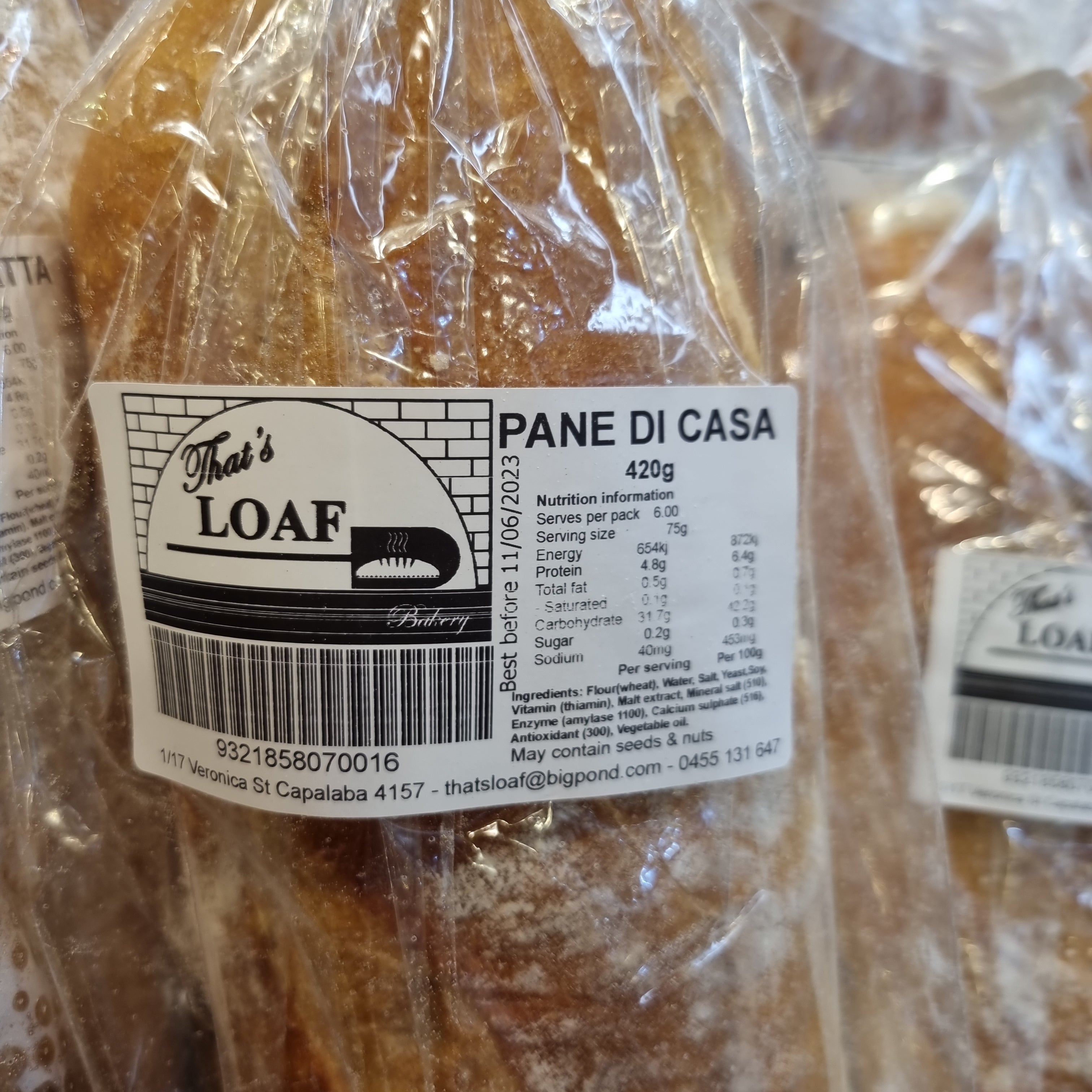 That's Loaf Pane Di Casa Loaf
