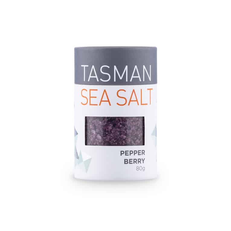 Tasman Pepper Berry Sea Salt 80g
