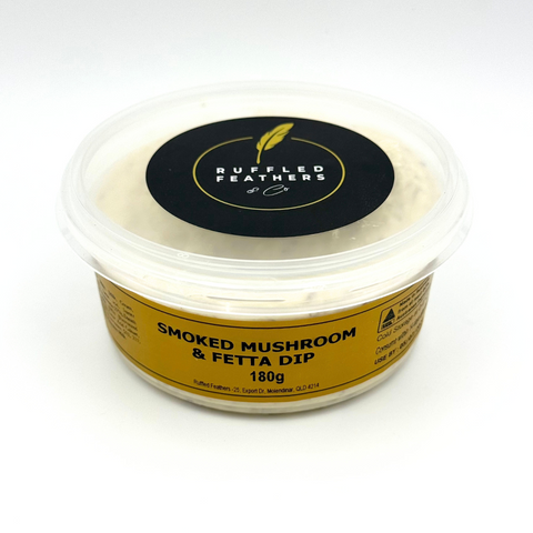 Ruffled Feathers Smoked Mushroom & Fetta Dip 180g