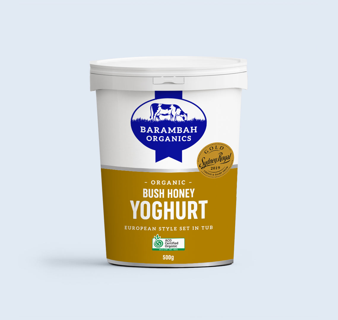 Barambah Organics Bush Honey Yoghurt 500gr