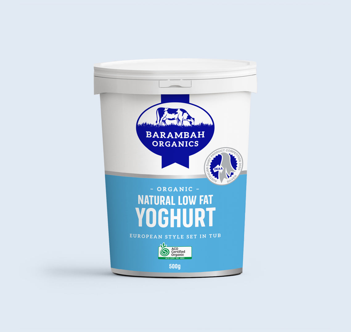 Barambah Organics Low Fat Natural Yoghurt 500gr