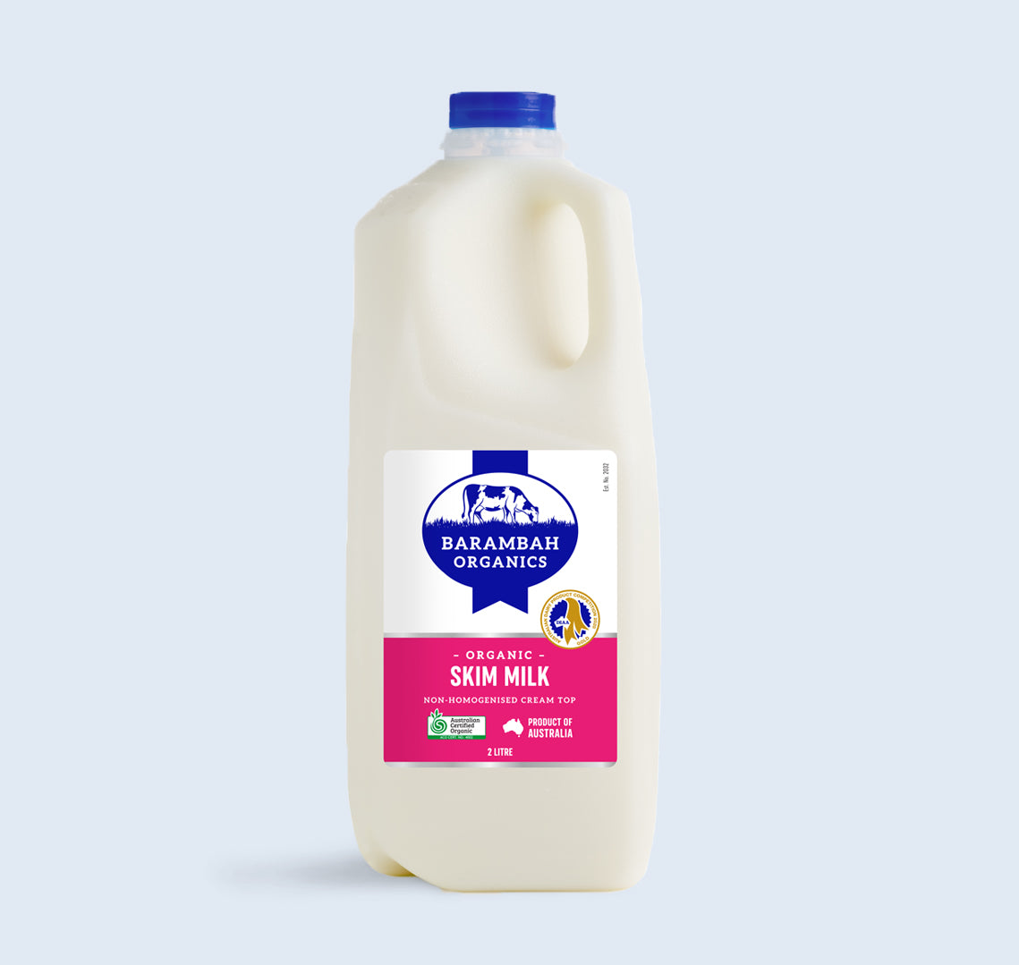 Barambah Organics Milk 2L Skim