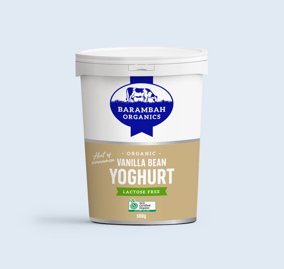 Barambah Organics Vanilla Bean Yoghurt 500gr