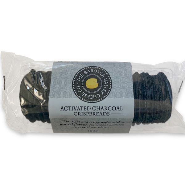 Barossa Valley Cheese Co. Crispbread Activated Charcoal 100g