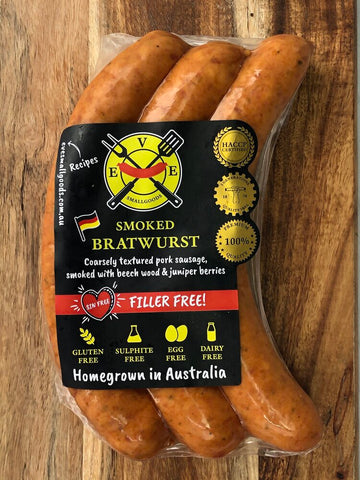 Eves Smoked Bratwurst 360g