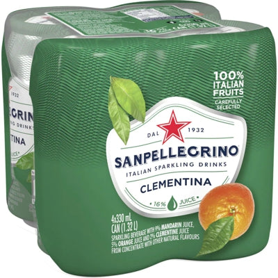 San Pellegrino Clementina 4 x 330ml