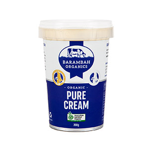 Barambah Organics Pure Cream 200ml