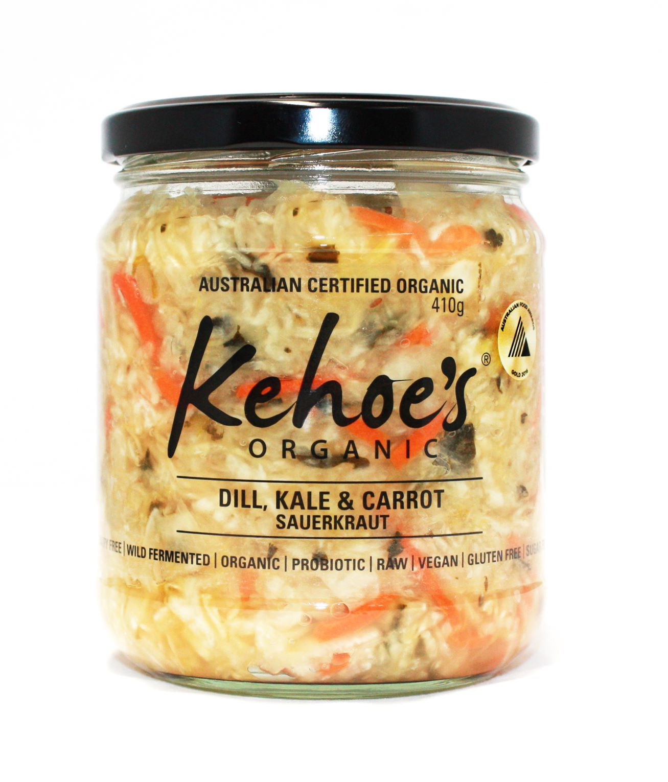 Kehoes Dill Carrot Kale Sauerkraut