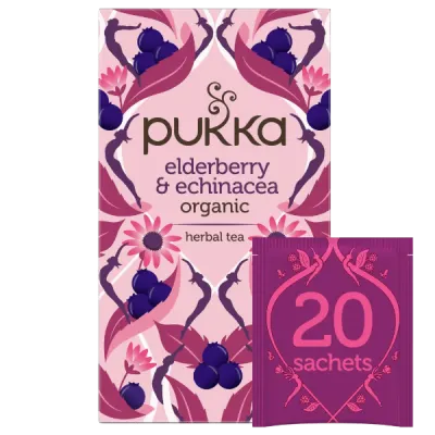 Pukka Elderberry Echinacea Tea 20 Bags