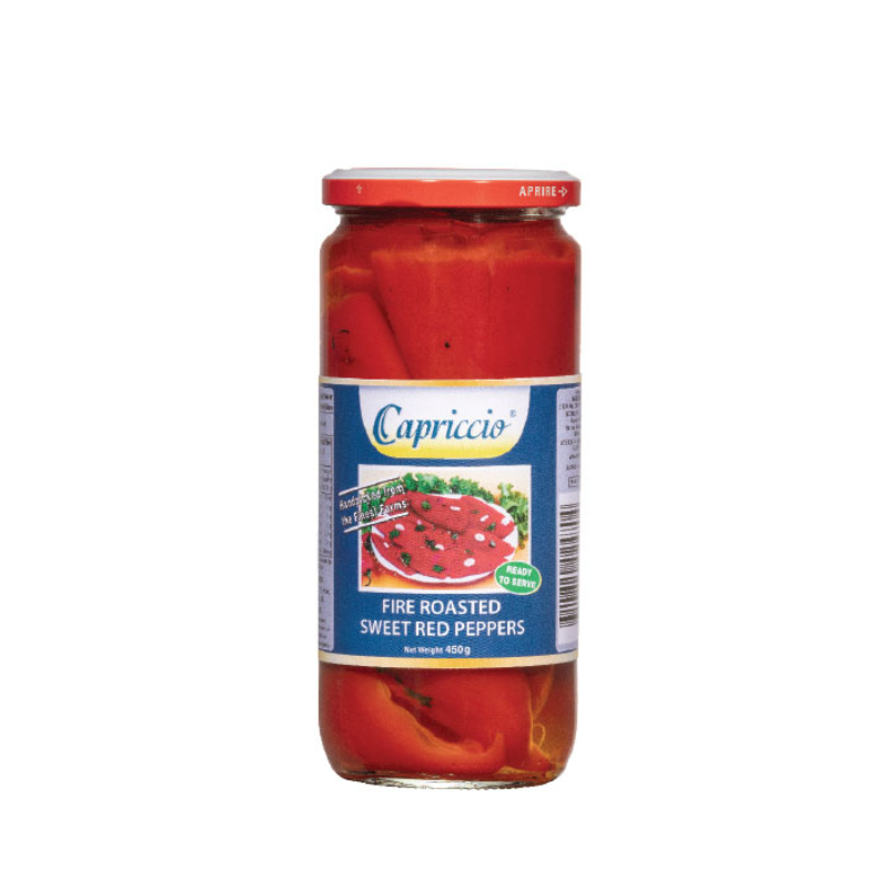 Capriccio Fire Roasted Peppers 450g