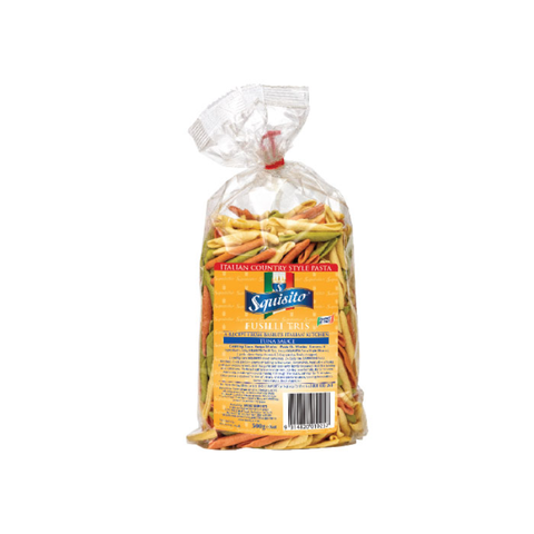 Squisito Fusilli 3 Colour Pasta 500g