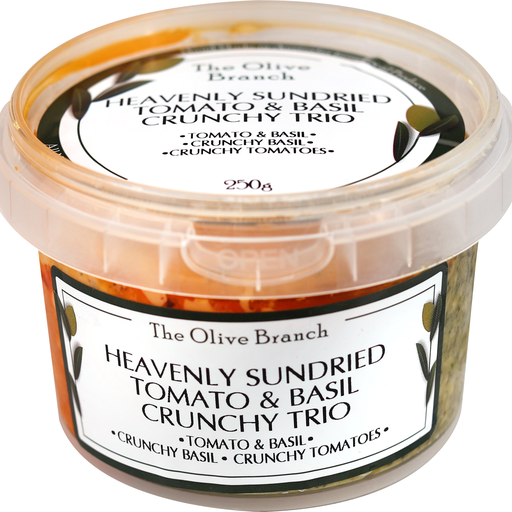 The Olive Branch Heavenly Sun Dried Tomato & Basil Dip 250g