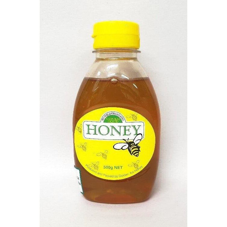 Honey Pure 500ml Squeeze Bottle Golden Ark