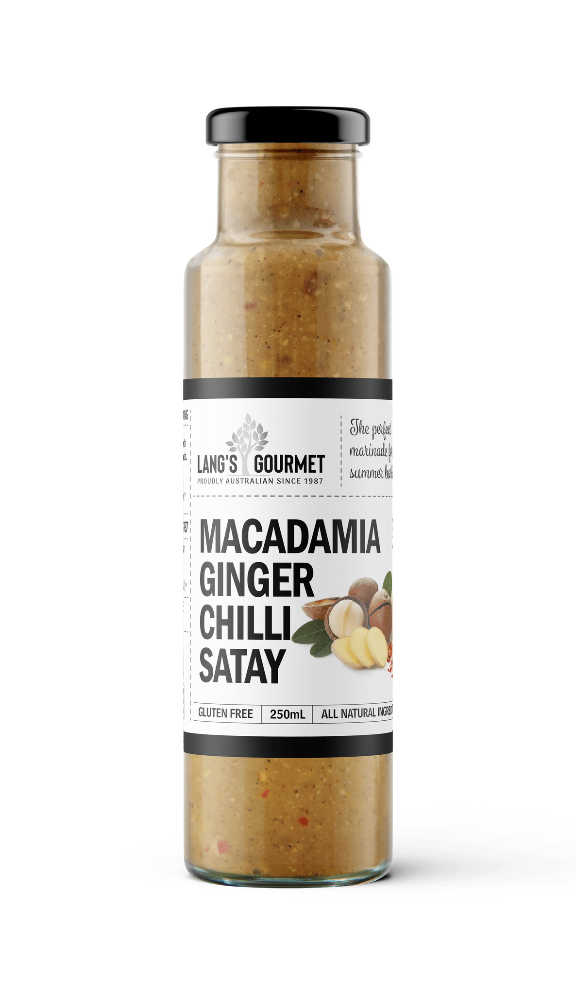 Lang's Gourmet Macadamia Ginger Chilli Satay