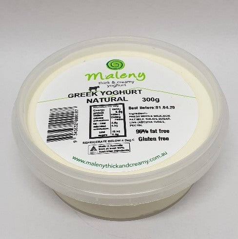 Maleny Yoghurt 250gr Natural