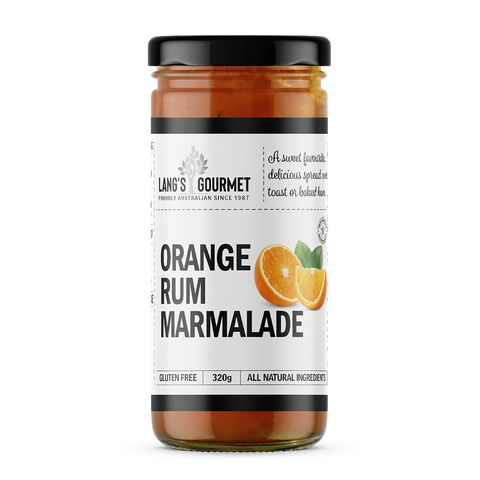Lang's Gourmet Orange Rum Jam