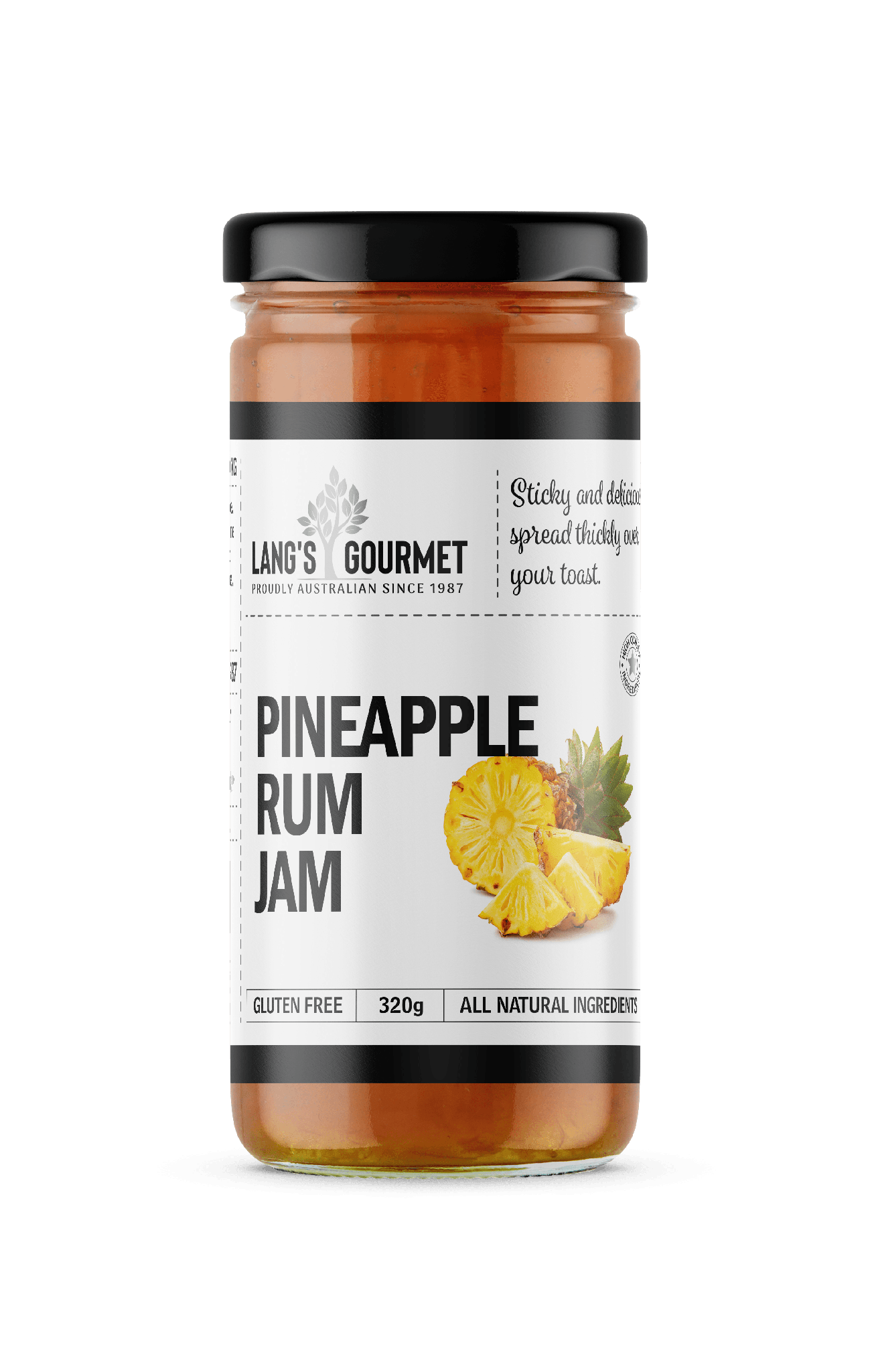 Lang's Gourmet Pineapple Rum Jam