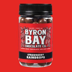 Byron Bay Choc Co Chocolate Strawberry Raindrops