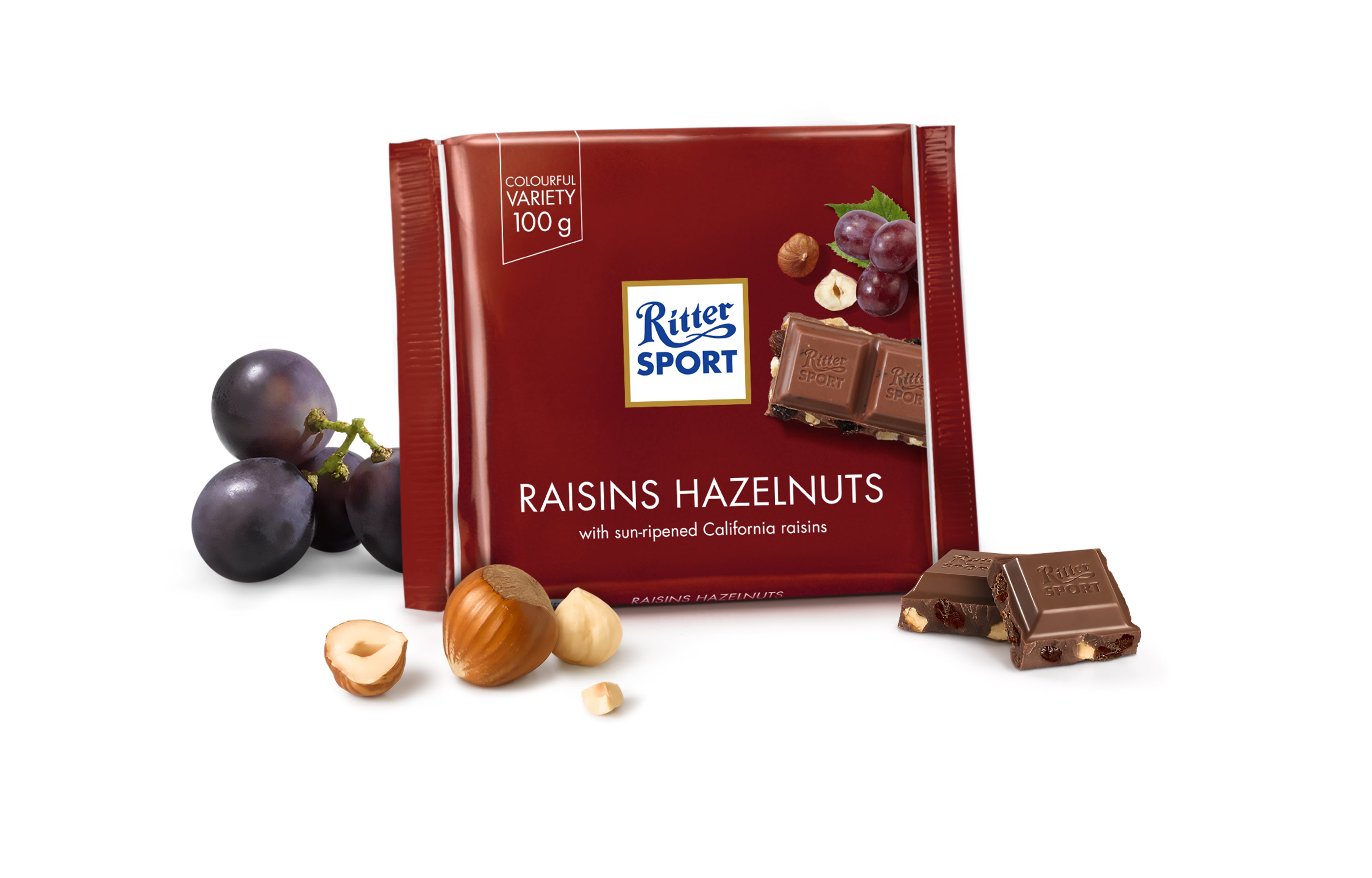 Ritter Raisins & Hazelnut Chocolate 100gr