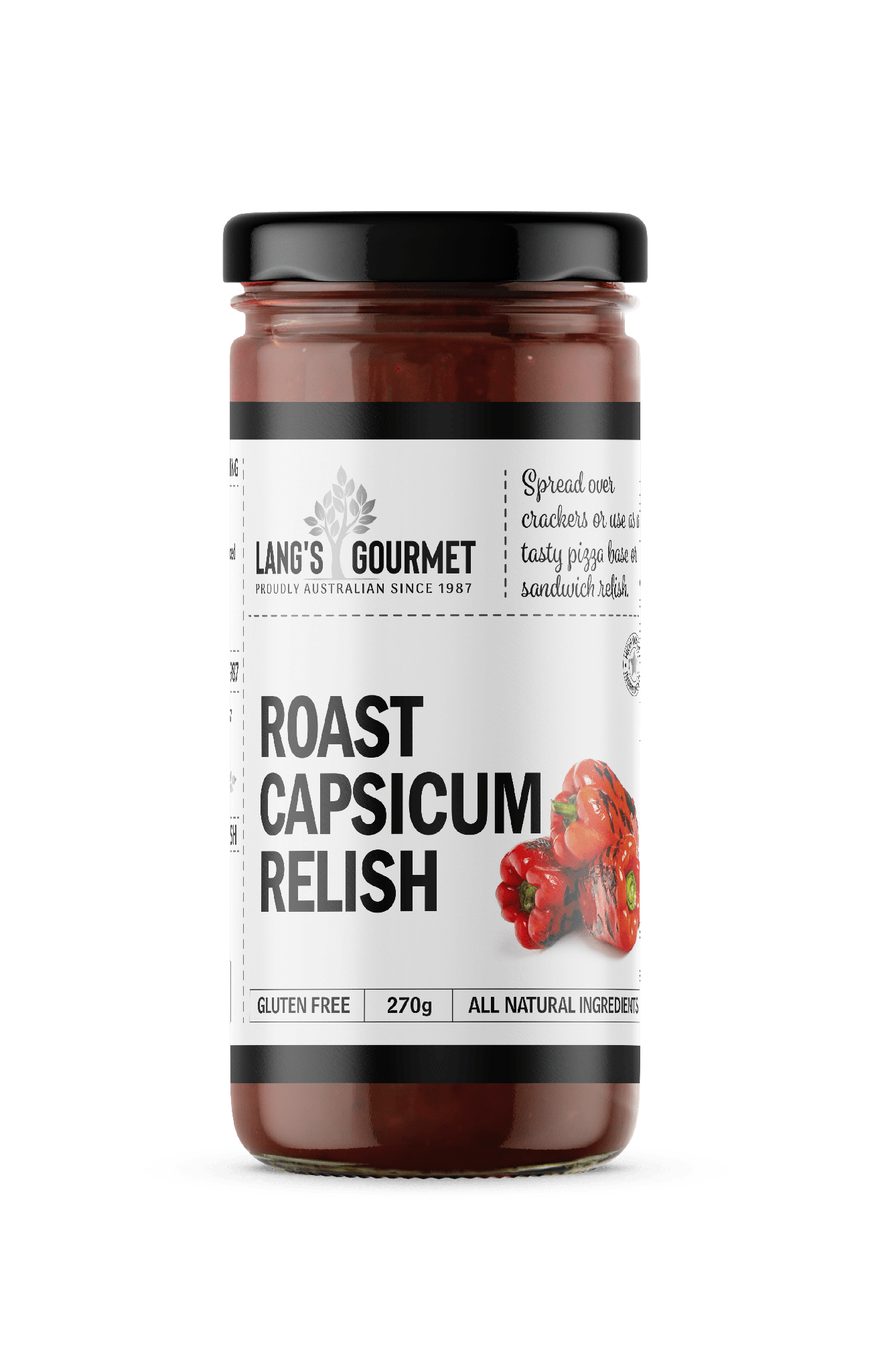 Lang's Gourmet Roast Capsicum Relish