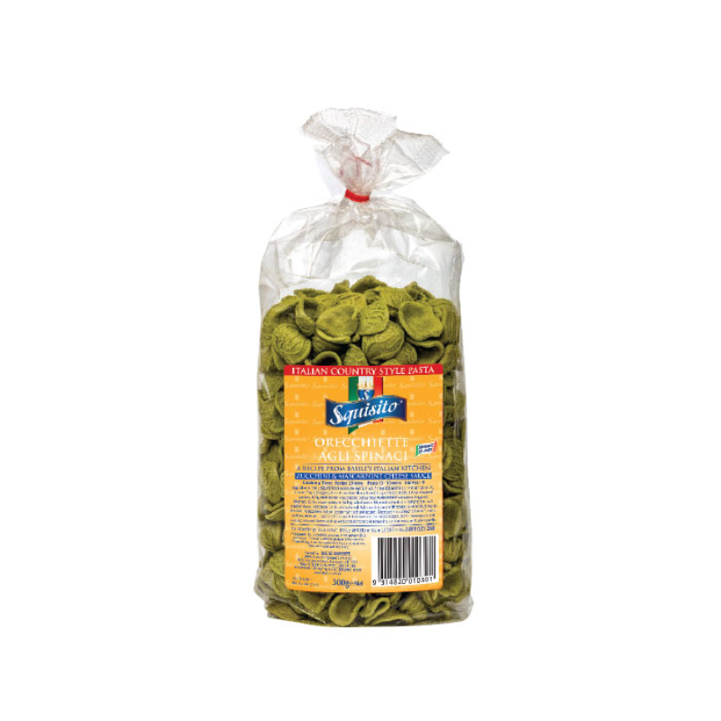 Squisito Orecchiette Spinach Pasta 500g