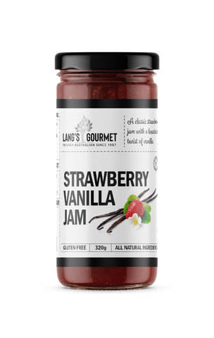 Lang's Gourmet Strawberry Vanilla Jam
