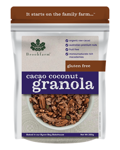 Brookfarm Gluten Free Granola Cacao Coconut 350g