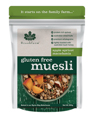 Brookfarm Gluten Free Macadamia Apricot Muesli 350g