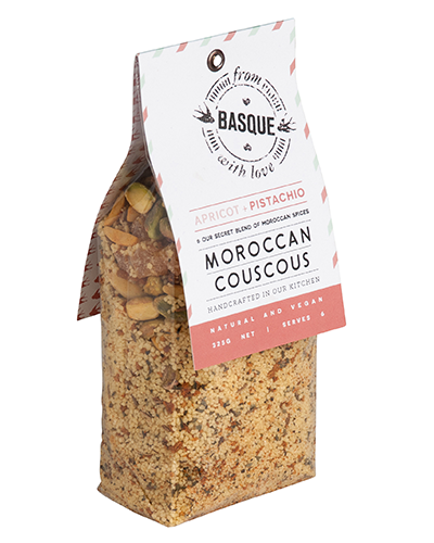Basque Moroccan Couscous 325g Apricots & Pistachio