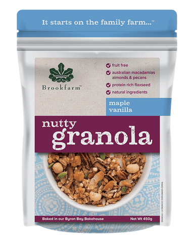 Brookfarm Nutty Granola Maple Vanilla 450g