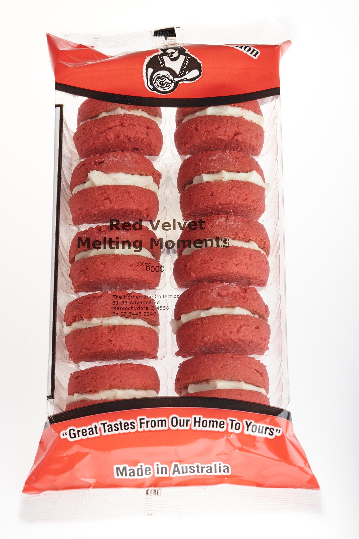 Home Made Collection Red Velvet Melting Moments 300g