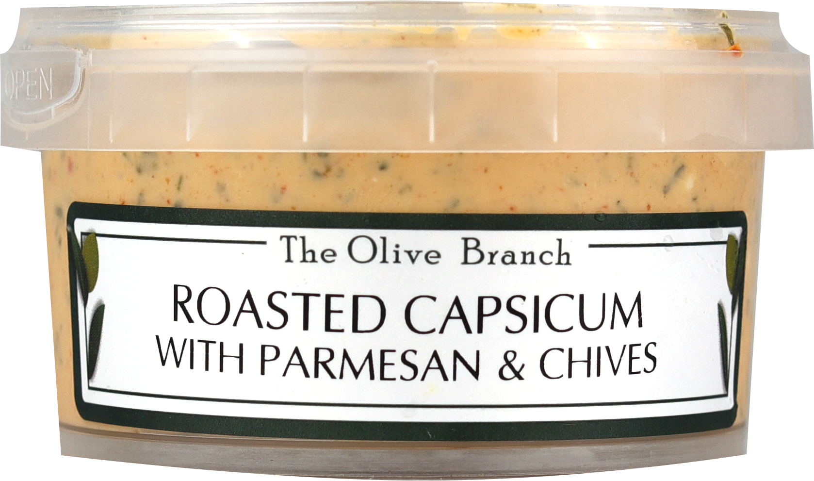 The Olive Branch Roasted Capsicum Parmesan Chive Dip 200g