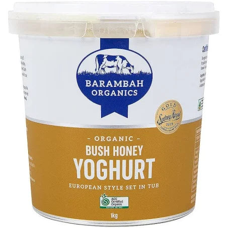 Barambah Organics Bush Honey Yoghurt 1kg