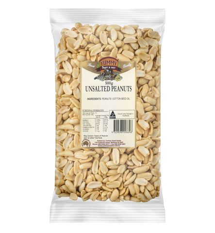 Yummy Peanuts Unsalted 500g