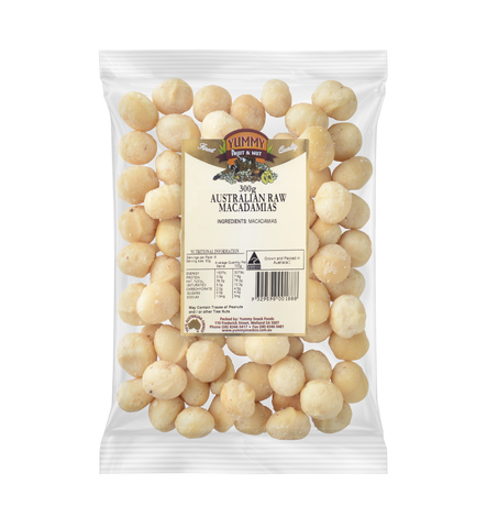 Yummy Raw Macadamia Nuts 300g